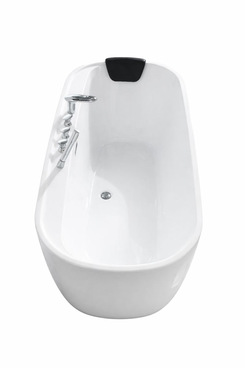 Tina Isla Premium 170x80 | Con Grifería y Almohada – El Lujo Completo