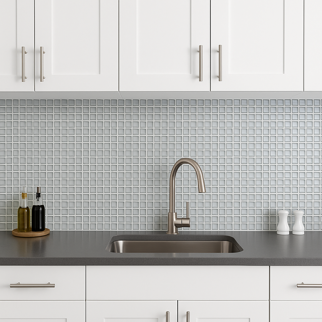 Mosaico Malla Blanco