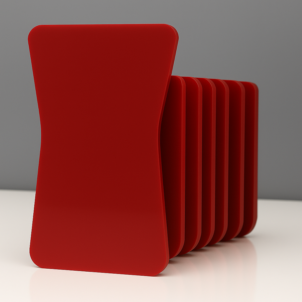 Plancha Acrilico Rojo