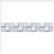 Listeles combinados Bianco Acero 5 x 30 cm (3 Unidades)