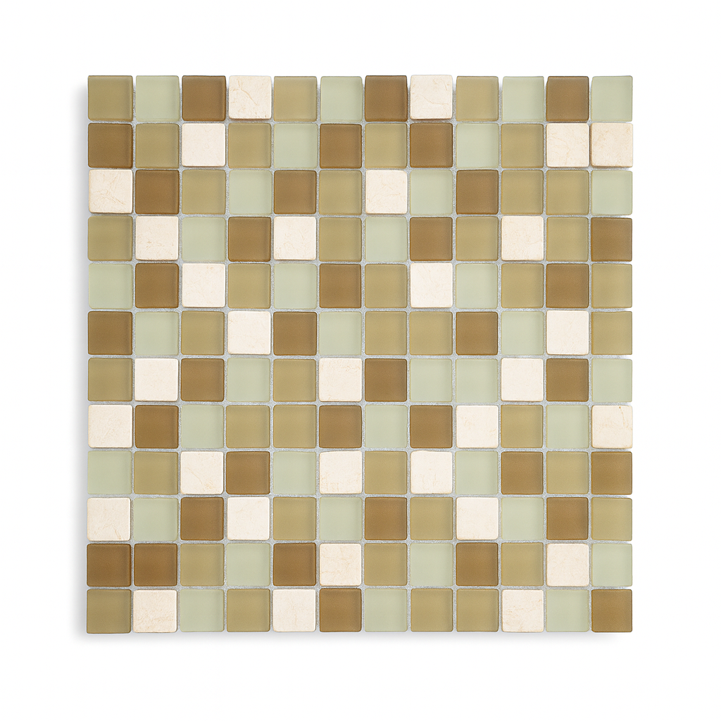 Mosaico Malla Ocra Satin