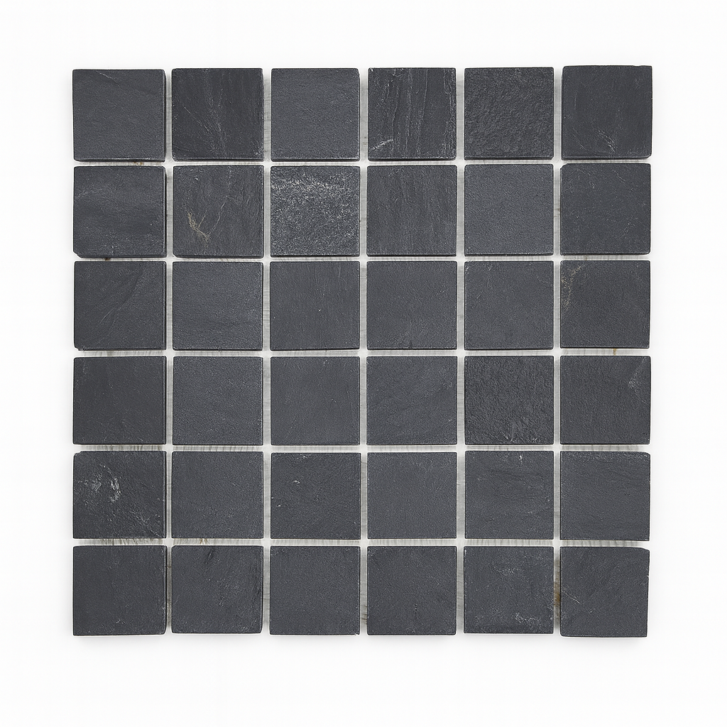 Mosaico Malla Rapallo Negro 30,5x30,5