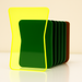 Plancha Acrílico Fluor Verde F200