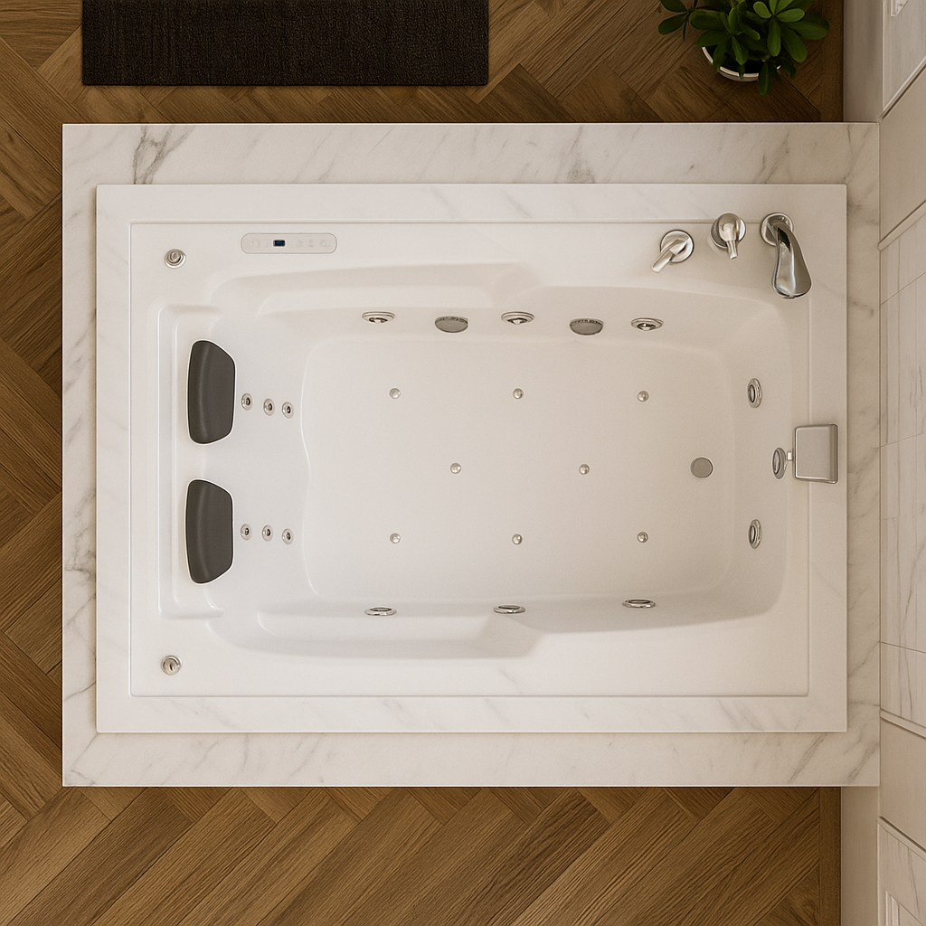 Tina Hidromasaje Lebka Full - Blanca