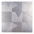 Mosaico Autoinstalable Aluminio Irregular 30x30 cm