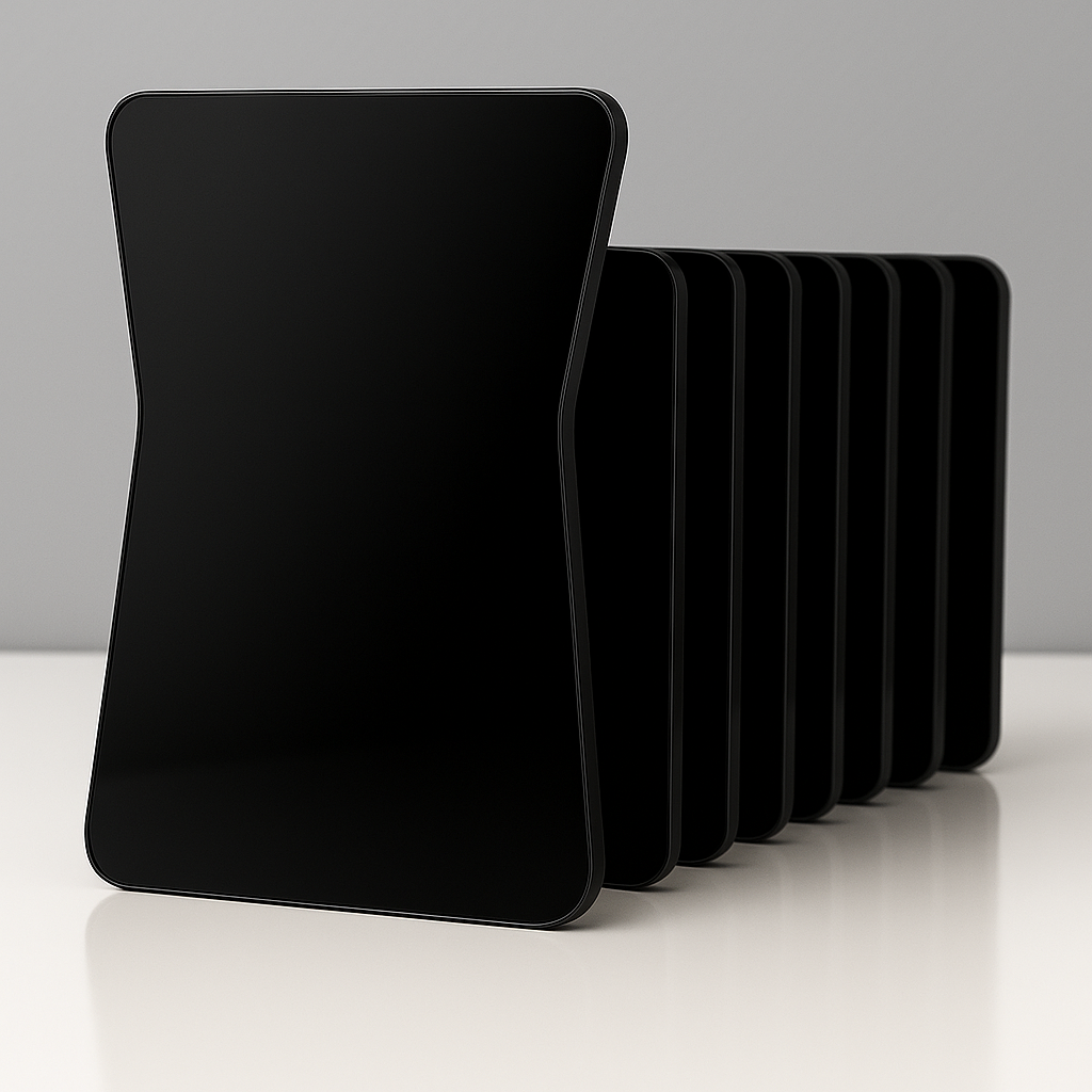 Plancha Acrilico Negro