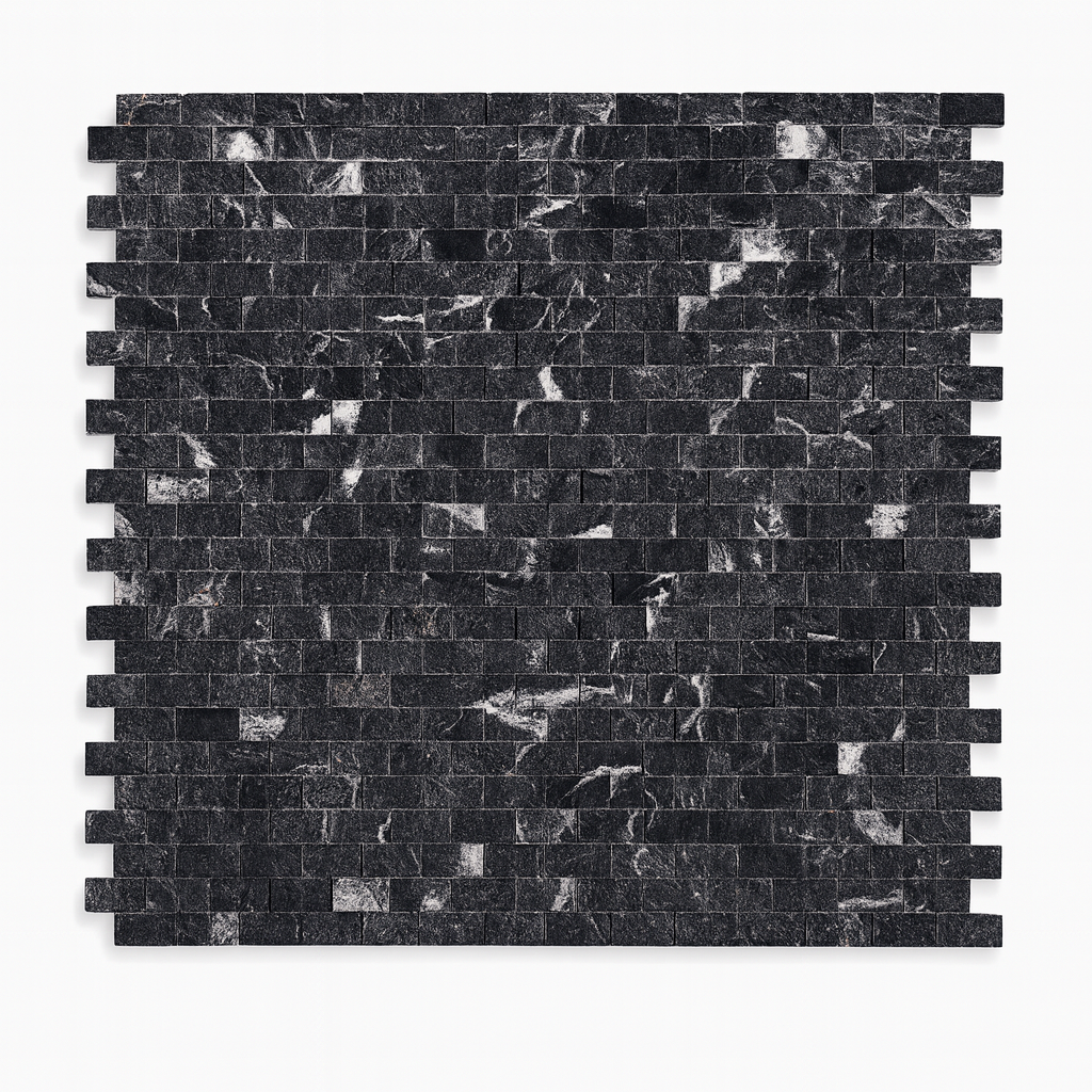 Mosaico Malla Marmol Creta Angosta Gris 30x30