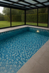 Mosaico Piscina Mix Celeste 32.7x32.7 cm