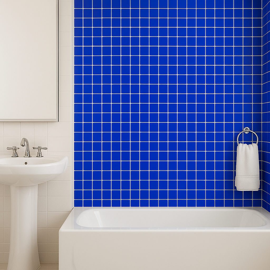 Mosaico Malla de Vidrio Azurro 30x30