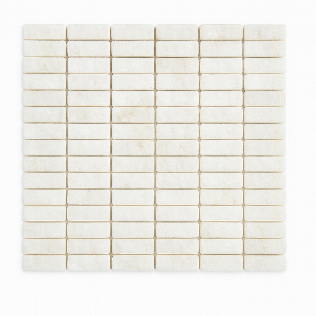 Mosaico Malla Blanco Listelli 30x30