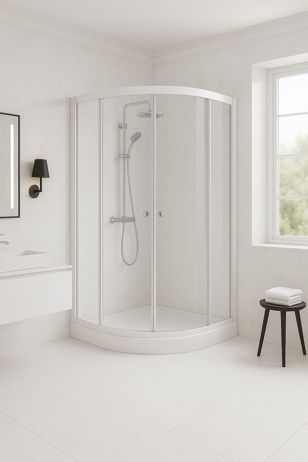 Shower door Iguazú 80x80