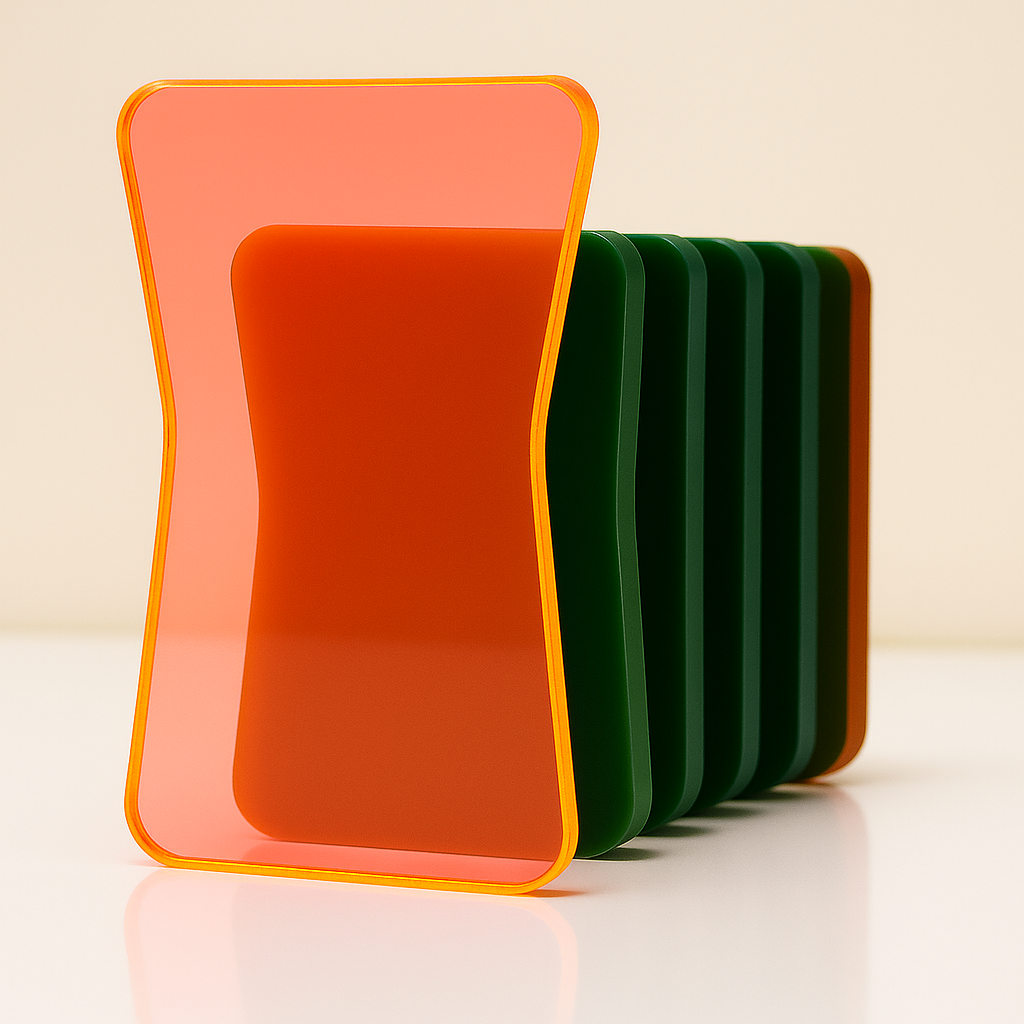 Plancha Acrilico Fluor Rosa F800