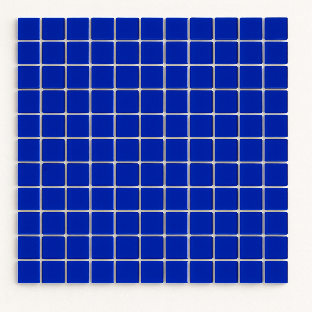 Mosaico Malla de Vidrio Azurro 30x30