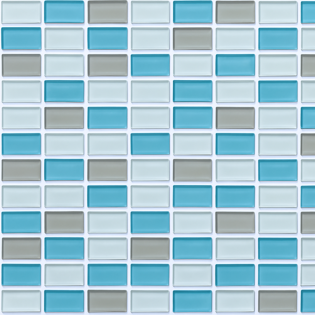 Mosaico Vidrio Aqua 30x30 cm