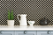 Mosaico Autoinstalable Aluminio Vidrio Deep Black 30x30 cm