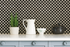 Mosaico Autoinstalable Aluminio Vidrio Deep Black 30x30 cm