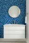 Mosaico Vidrio Blue 30x30 cm