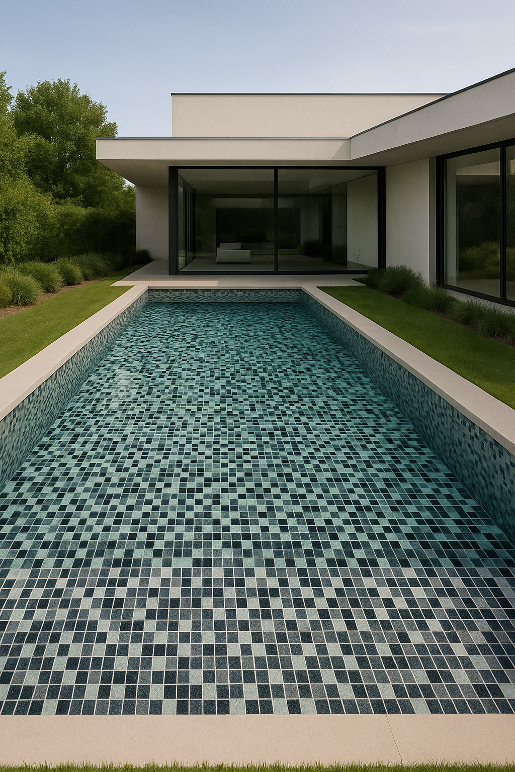 Mosaico Piscina Gris 32.7x32.7 cm