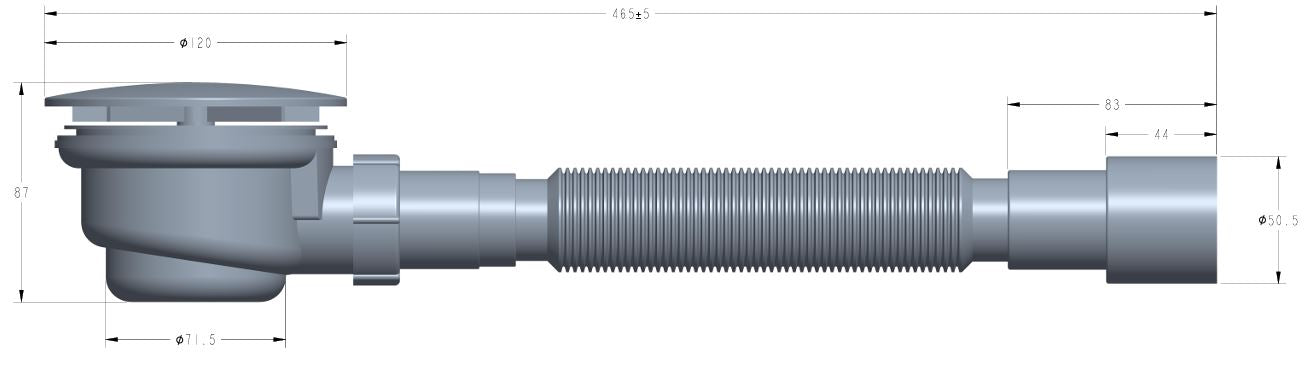 Desagüe para Receptáculo Roma