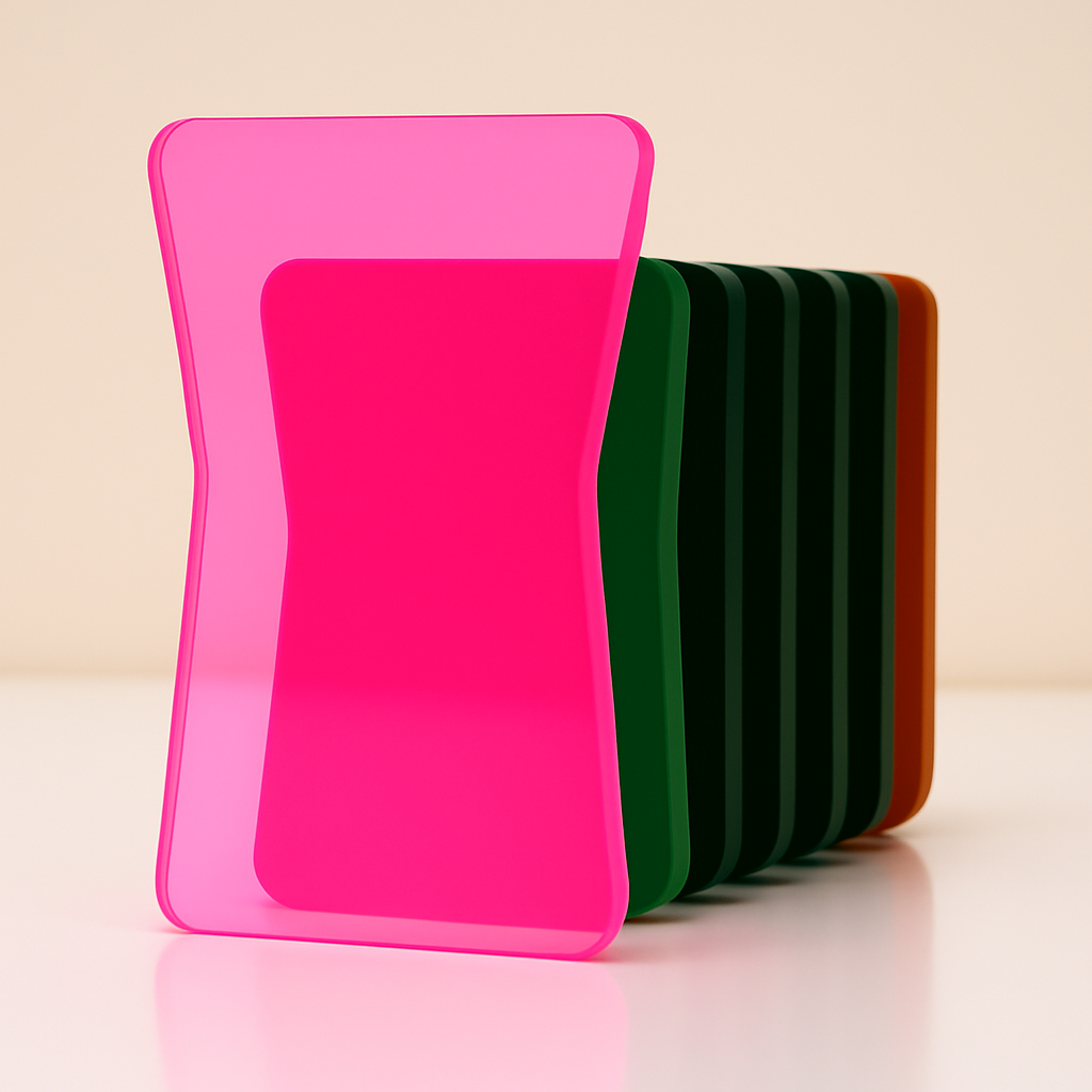 Plancha Acrilico Fluor Rosa F5