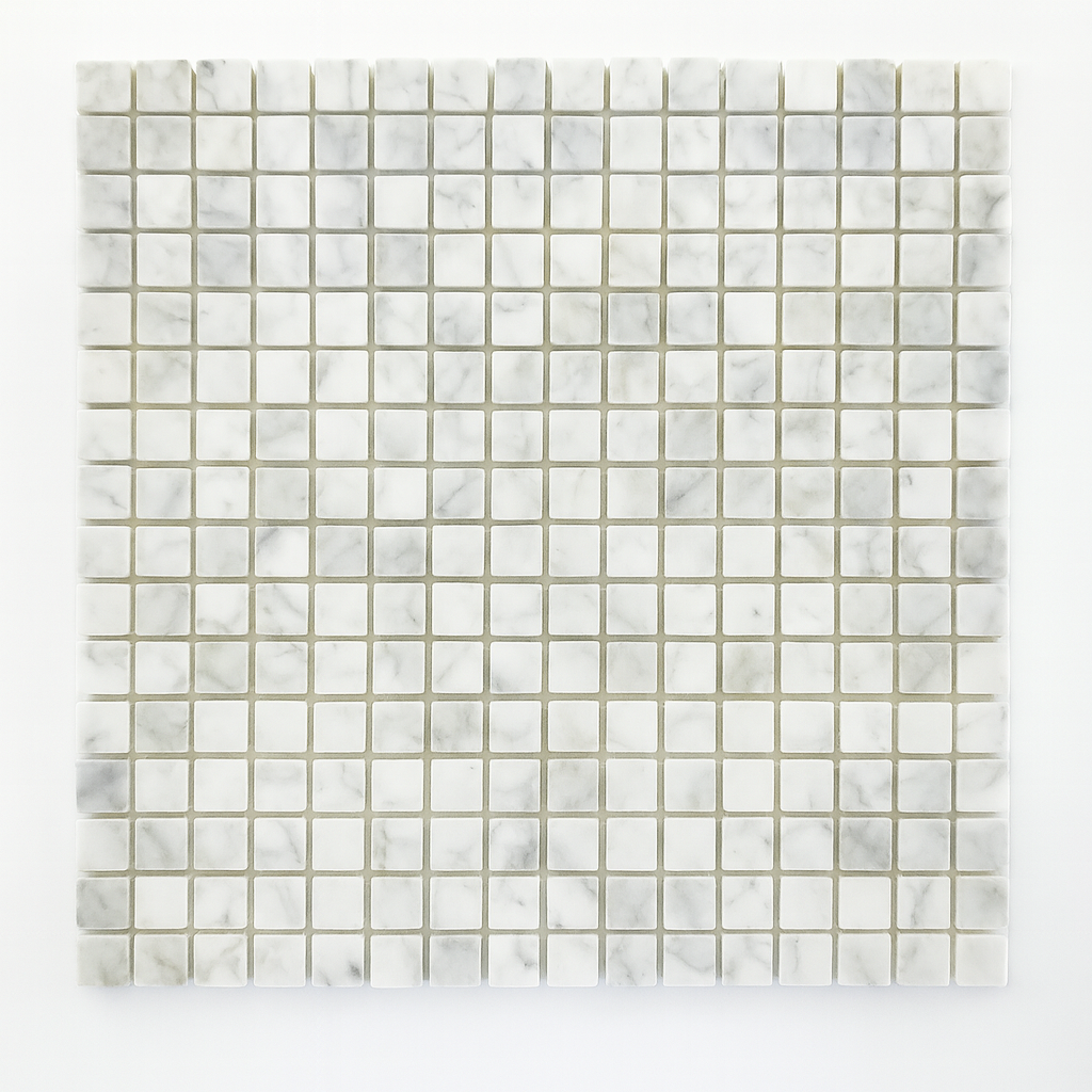 Mosaico Marmol Carrara 30x30
