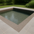 Mosaico Piscina Pool Unicolor Gris 32,7x32,7