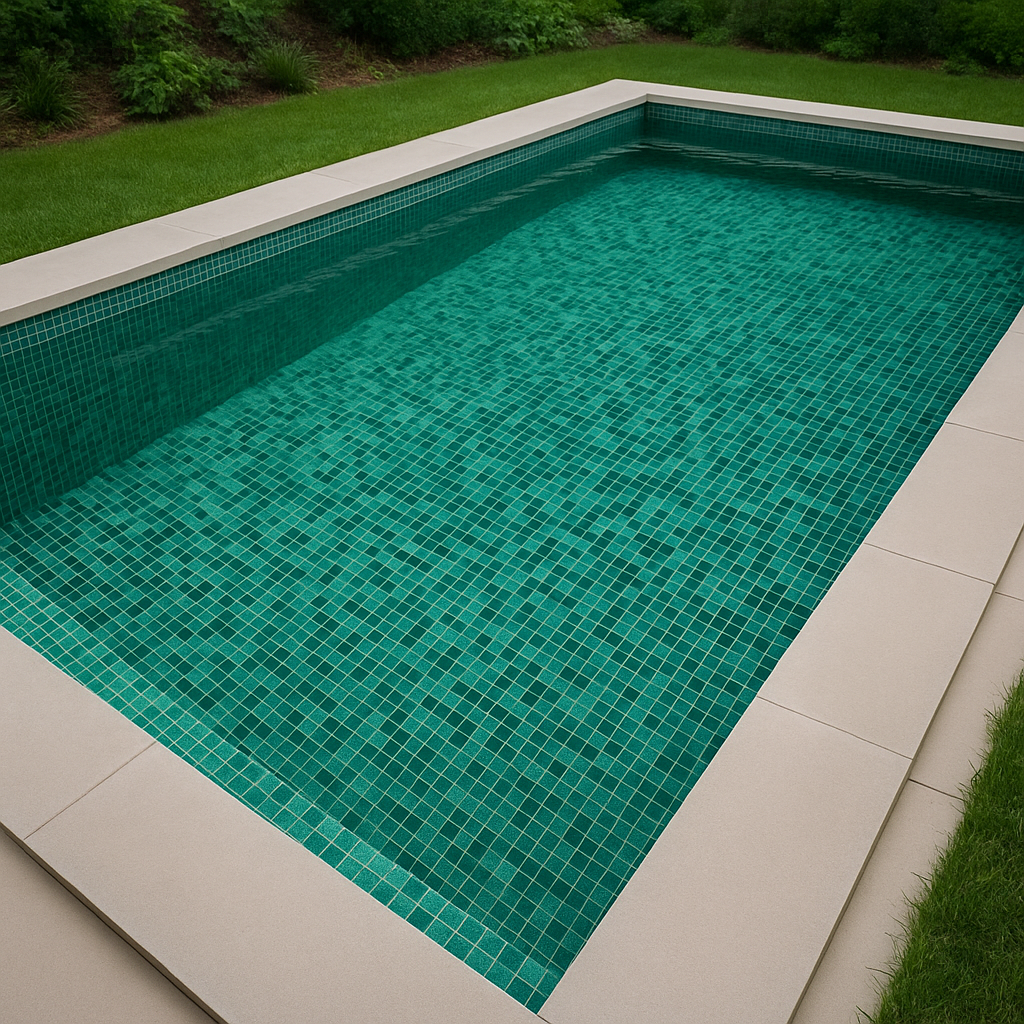 Mosaico Piscina Verde Agua 32.7x32.7 cm