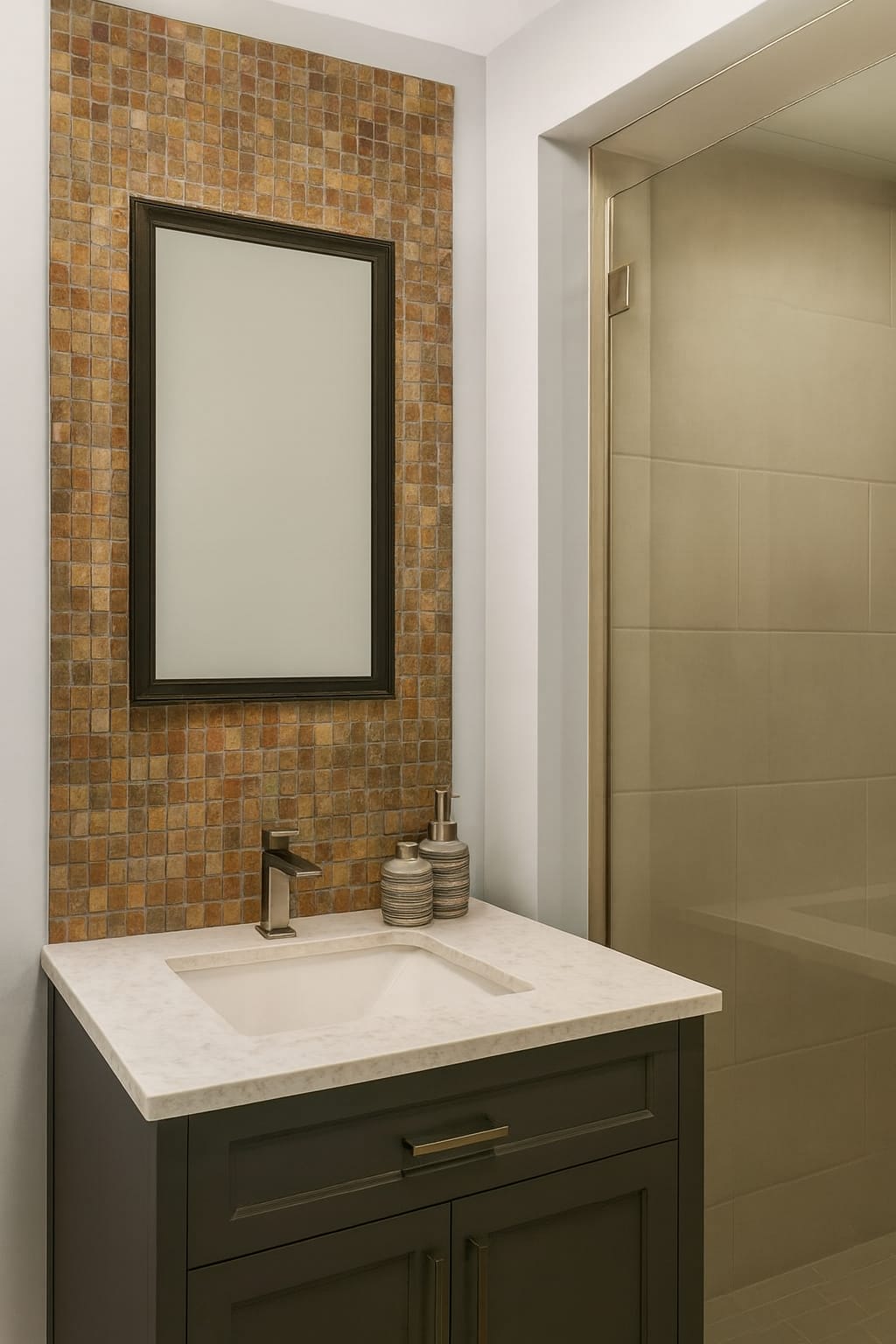 Mosaico Piedra Pizarra Treviso Multicolor 30x30 cm
