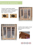 Sauna 4 personas Infrarrojo Tofino (180cmx120cmx190cm)