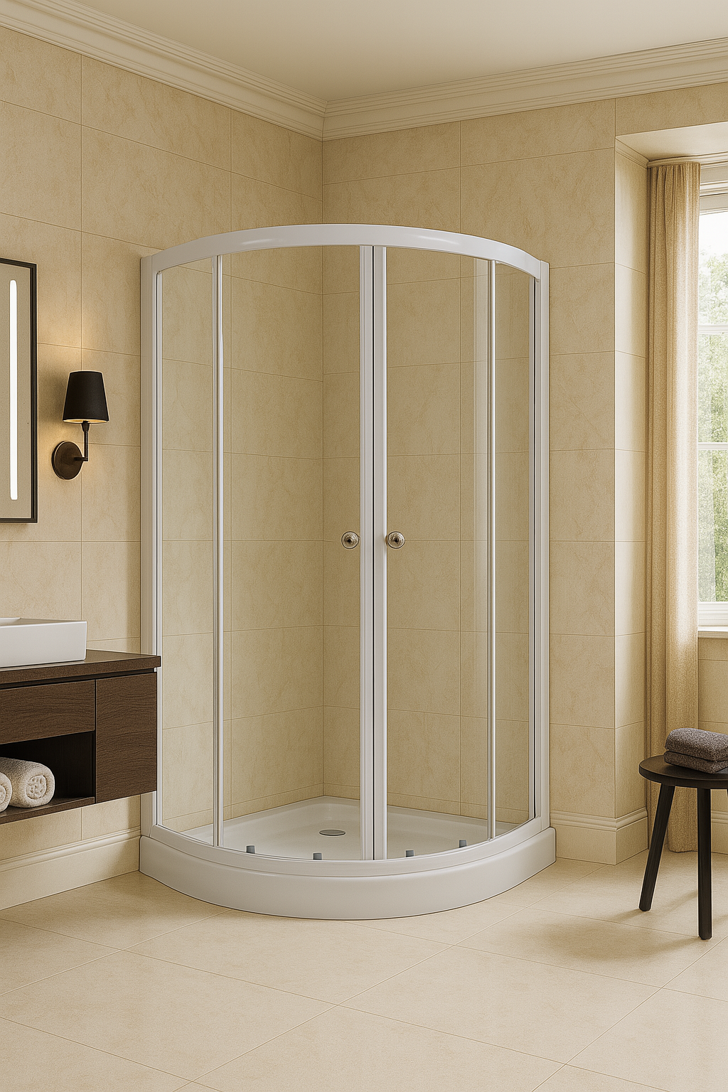 Shower door Iguazú 80x80