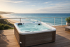 Spa de Exterior Niza Full Versión 2026: Centro de Hidromasaje Premium para 5 a 6 Personas con 35 Jets y Calefacción Eficiente 3000W (180x180 cm)