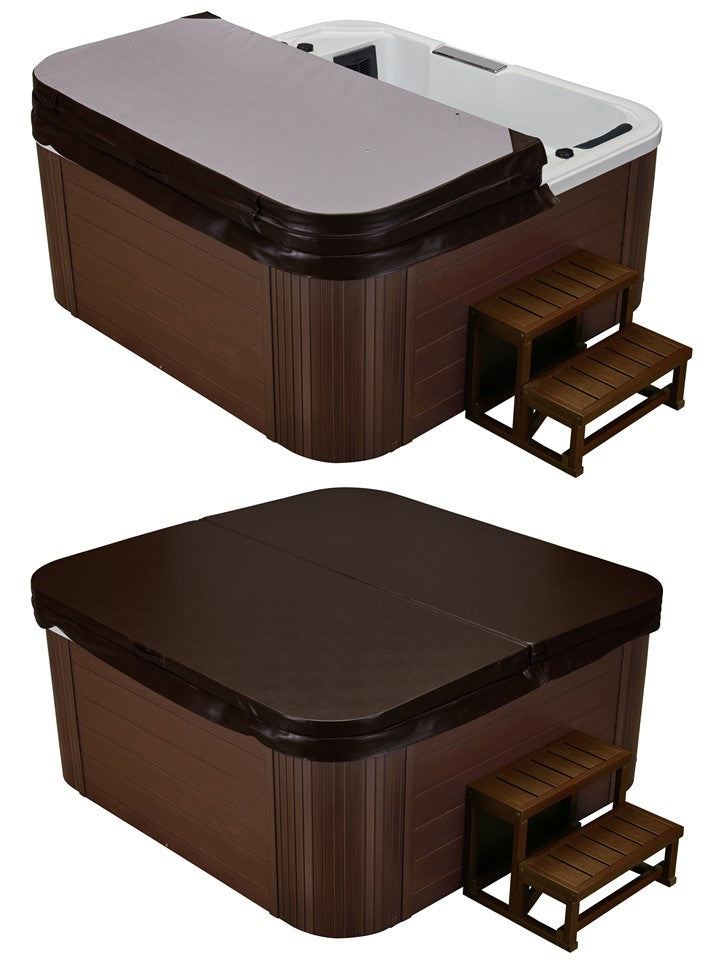 Spa de Exterior Niza Full Versión 2026: Centro de Hidromasaje Premium para 5 a 6 Personas con 35 Jets y Calefacción Eficiente 3000W (180x180 cm)