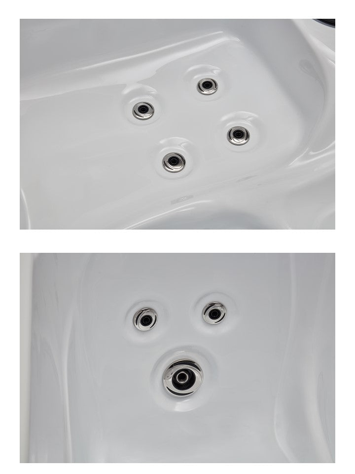 Spa de Hidromasaje Metz Full Equipada para 3 Personas - 16 Jets y Casco de Metacrilato Premium