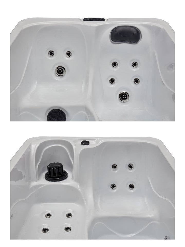 Spa de Hidromasaje Metz Full Equipada para 3 Personas - 16 Jets y Casco de Metacrilato Premium