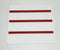 LAPIZ VIDRIO ROJO 2x25 cm (set x 3 unid.)