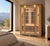 Sauna Infrarrojo de Carbono Galeano Norglas: Armado Fácil, Cromoterapia 7 Colores y Audio Pro (120x105x190 cm)