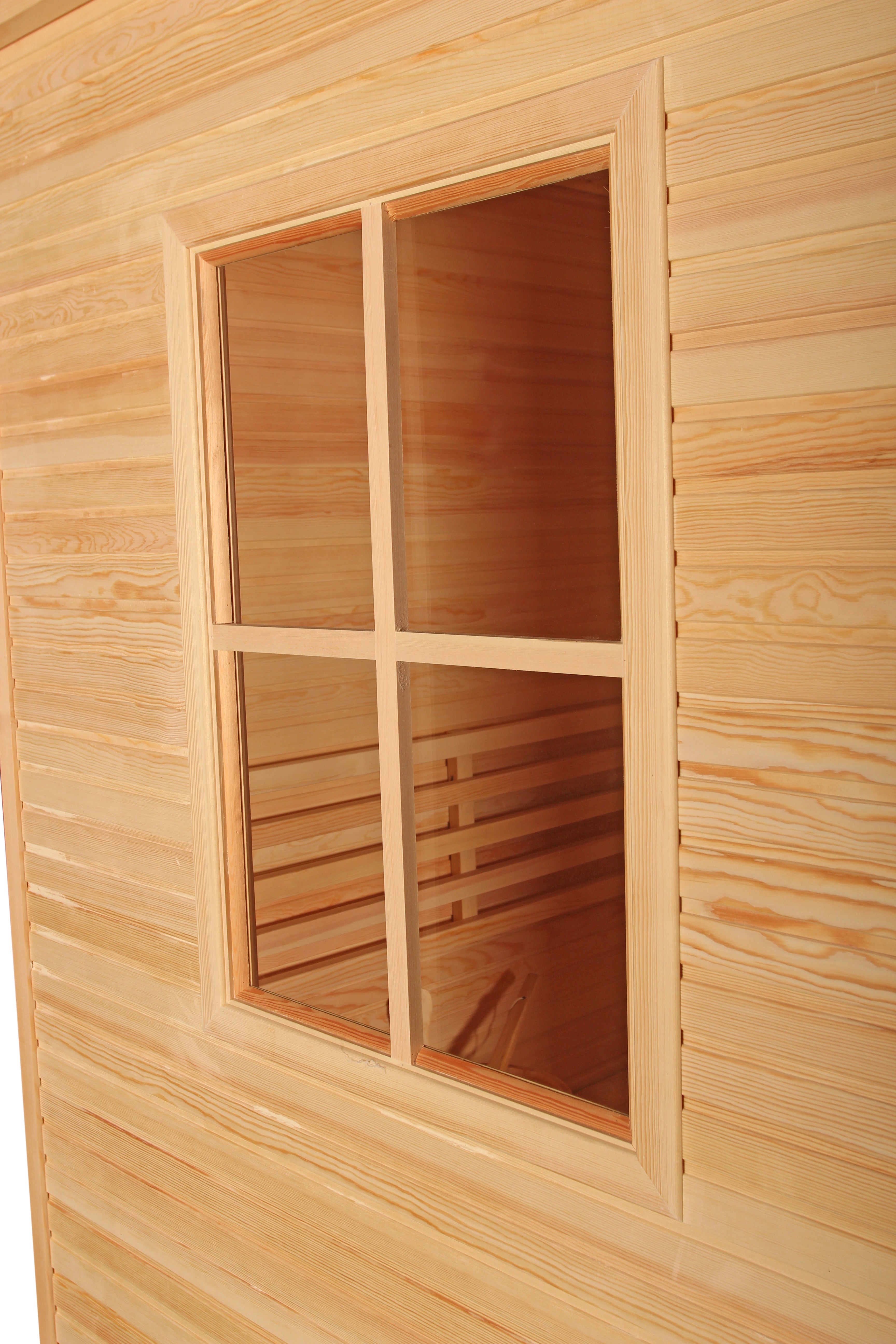 Sauna Borga 4 Personas Madera y Cristal