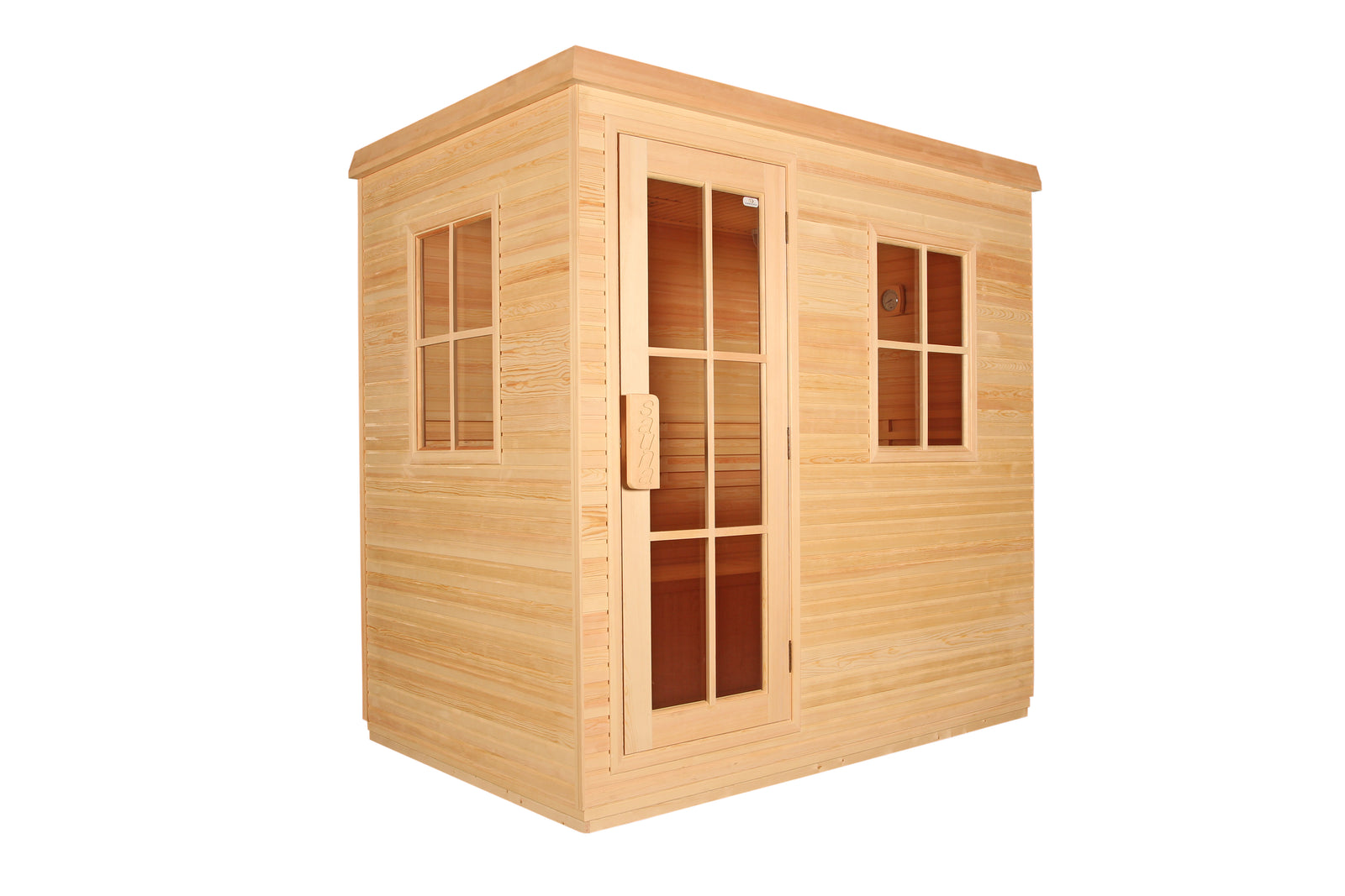 Sauna Borga 4 Personas Madera y Cristal