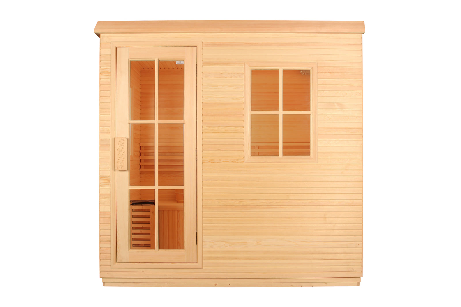 Sauna Borga 4 Personas Madera y Cristal