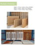 SaunaGo 3 personas Exterior Infrarrojo Verona (150cmx120cmx230cm)