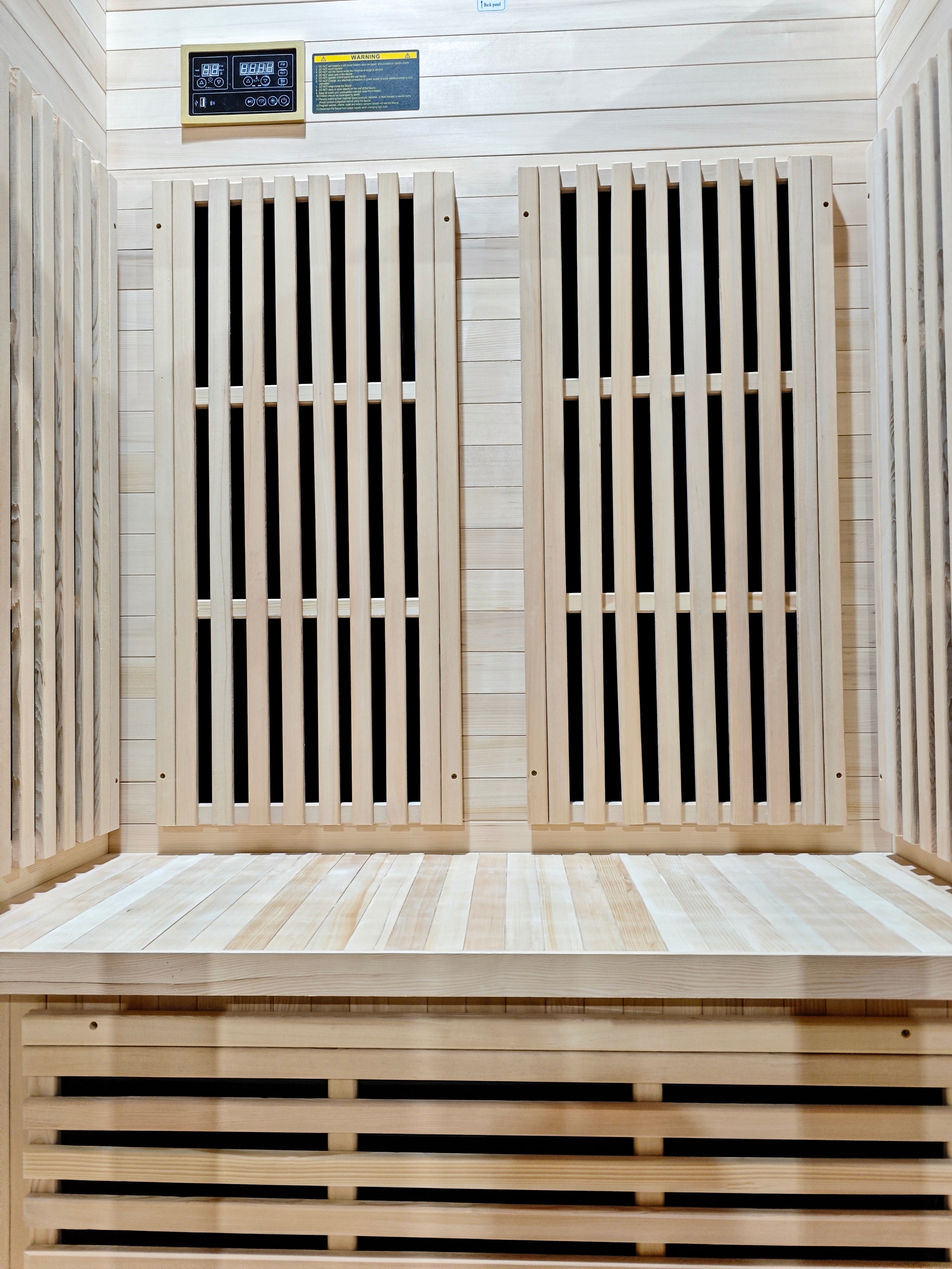 SaunaGo Infrarrojo de Carbono Galeano Norglas: Armado Fácil, Cromoterapia 7 Colores y Audio Pro (120x105x190 cm)