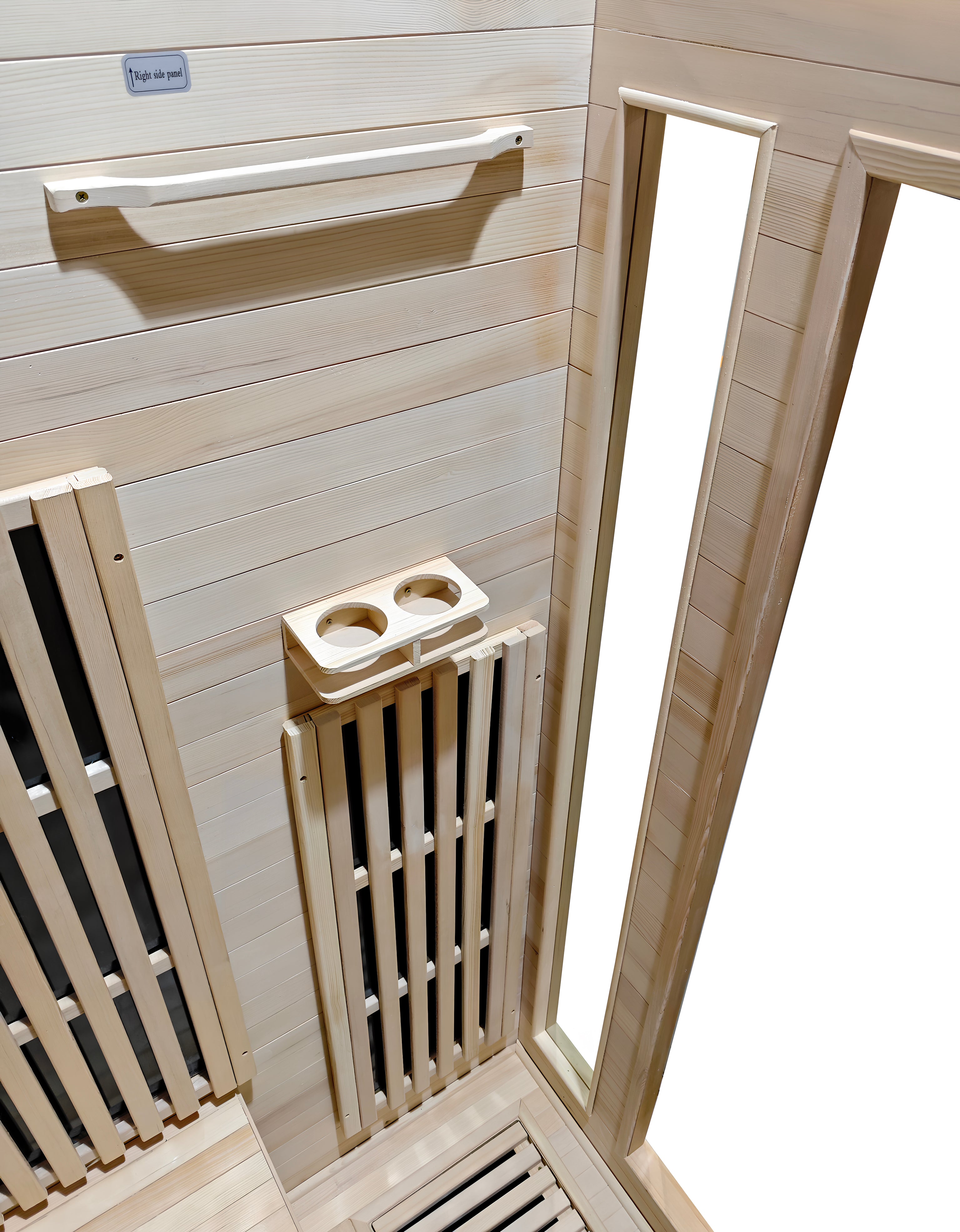 SaunaGo Infrarrojo de Carbono Galeano Norglas: Armado Fácil, Cromoterapia 7 Colores y Audio Pro (120x105x190 cm)