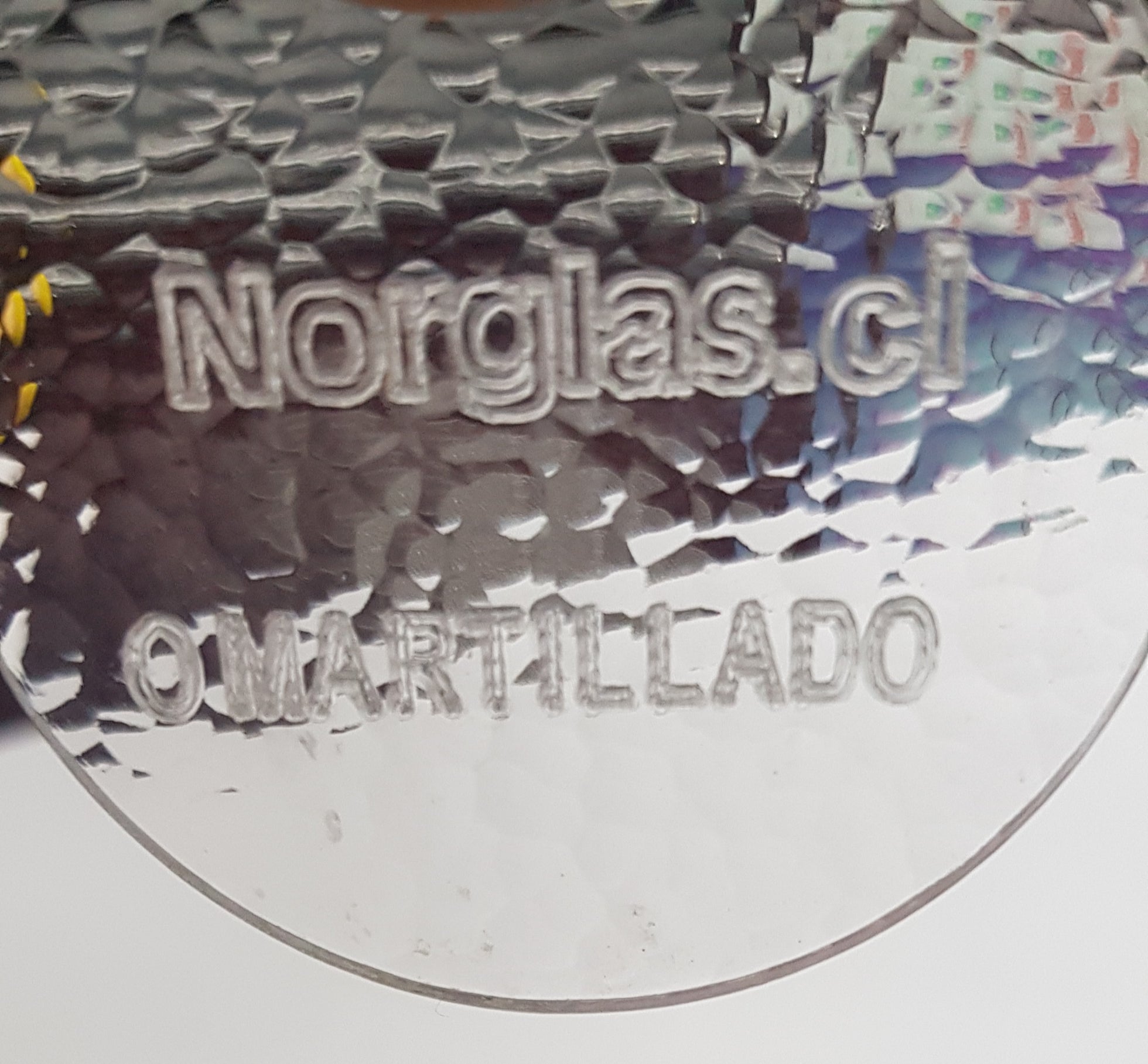Plancha Acrílico Textura Martillado