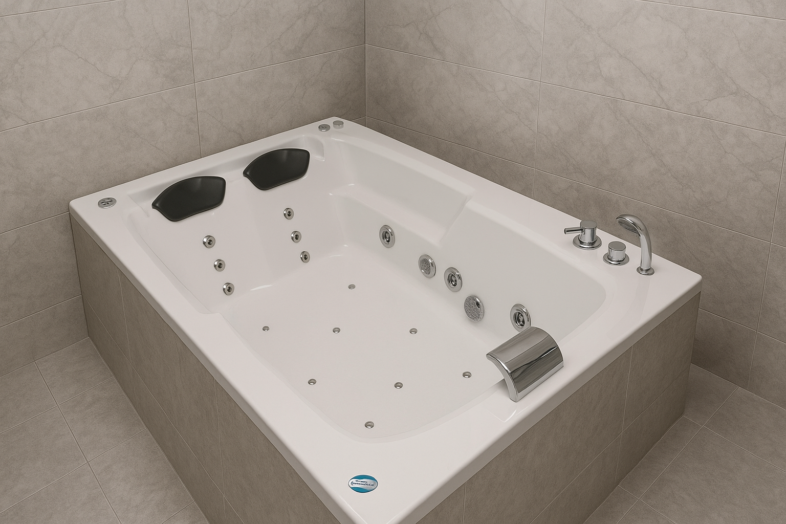 Tina Hidromasaje Lebka Full - Blanca